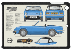 Triumph Spitfire MkV 1974-80 Small Tablet Covers